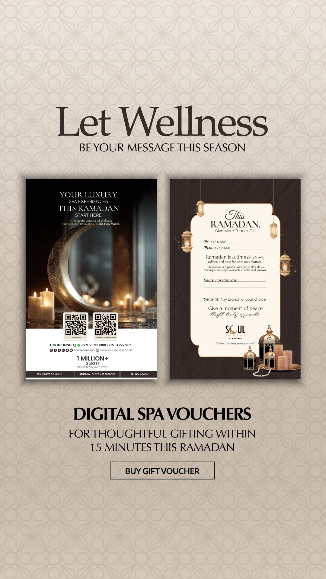 Ramadan Gift Voucher Mobile Mock